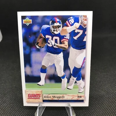 1992 Upper Deck #265 Dave Meggett New York Giants Football Card - Image 1 of 2