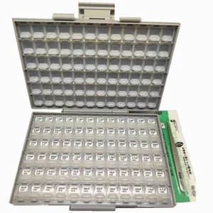 AideTek SMD 0201 72 Values,100pcs/value Sample Capacitor Kit 0.5pF to 4.7uF - Bild 1 von 7