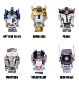Transformers Pocket Edition Mini Version 6 Styles 1 (6 Pcs) 3d Metal Model Kit - Imagen 1 de 7