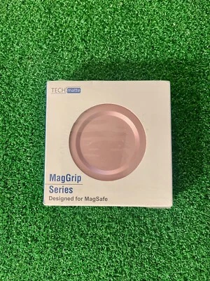 TechMatte MagGrip Compatible with iPhone 12 and iPhone 13 Mag-Safe Base (Pink) - Image 1 of 3