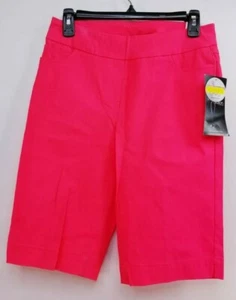 Slimsation Stretch Golf Shorts, Womens Size 6, Daiquiri Pink, NEW, VT3118 - Imagen 1 de 11