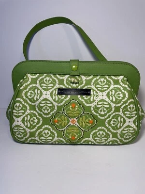 Petunia Pickle Bottom Green Floral Changing Bag with Strap - Image 1 of 4