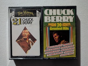 CHUCK BERRY Cassette Tape Lot/2: 21 Winners, 20 Greatest Hits - Picture 1 of 6