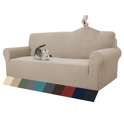 Fundas de sofá ZNSAYOTX 1 pieza jacquard para sofá de 3 cojines sofá alto elástico... Foto 1 de 4