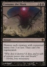 1x Consume the Meek Rise of the Eldrazi MtG Magic Black Rare 1 x1 Card Cards