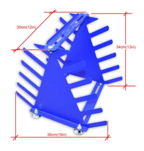 Desktop Siebdruck Squeegee Rack Spachtel Halter Veranstalter Regale Werkzeug - Picture 1 of 9