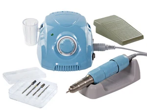 Profi Nagelfräser Marathon Champion Schleifgerät elektrische Feile Maniküre blau - Bild 1 von 3