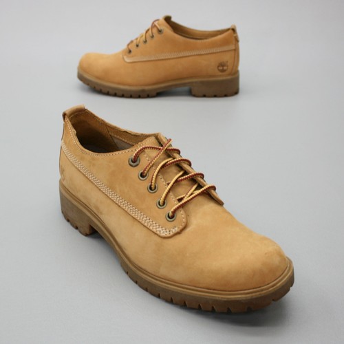Stivaletti bassi Timberland donna 7 5 Lyonsdale Oxford stringati grano nabuk 8520B