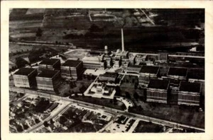 RPPC-AERIAL VIEW OF JOSEPH E. SEAGRAM & SON'S DISTILLERY, LOUISVILLE, KY BK62 - Picture 1 of 2