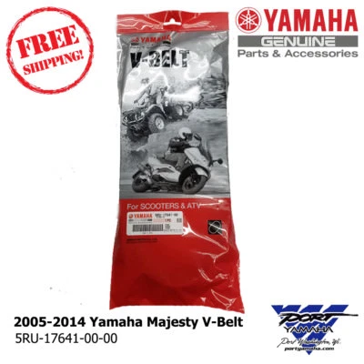 2005-2014 Yamaha Majesty V-Belt Drive Belt YP400 NEW OEM Part 5RU-17641-00-00  - Image 1 of 4