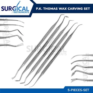 5 Stck. Dental Scaler Schaber Pick Werkzeuge Set Kit Doppelendig Deutsche Qualität - Bild 1 von 8