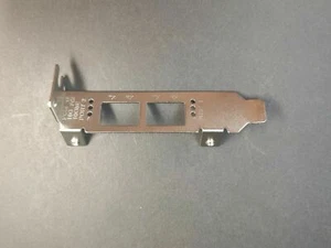 LOW PROFILE BRACKET for Qlogic QLE2672 QLE2662 QLE2692 16GB FC Dual Port  - Picture 1 of 1