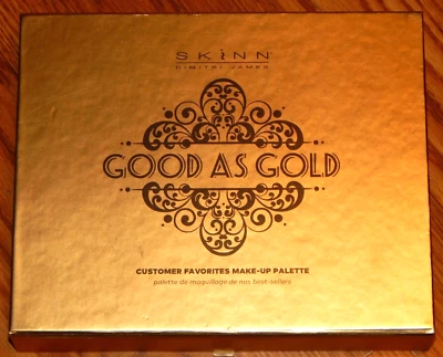 NEW! SKINN 'GOOD AS GOLD' CUSTOMER FAVORITES MAKE-UP PALETTE-NO BOX - Image 1 of 4