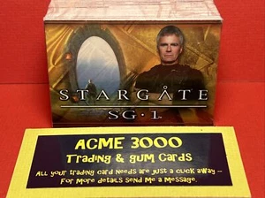 Rittenhouse STARGATE SG-1 Season 6 - Complete 72 Card Basic Base Set 2004 - Picture 1 of 2