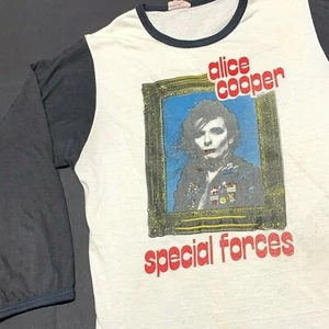 XS * vtg 80s 1981 Alice Cooper special forces tour t shirt * 18.188 - Picture 1 of 8