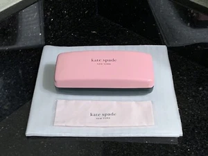 Kate Spade Eyeglass Case Pink/Forest Green Brand New - Picture 1 of 1