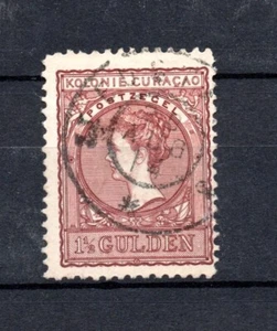 Curacao 1906 alte 1,50 Gulden Endstempel (Michel 46) schön gebraucht - Bild 1 von 2