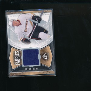 2009-10 SP Game Used Edition Authentic Fabrics Saku Koivu #AF-SK DUCKS