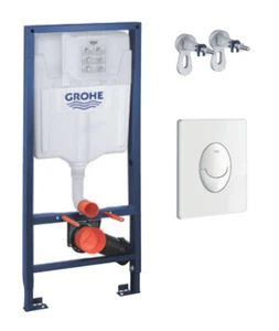 Grohe Rapid SL 3in1-Set WC Vorwandelement Betätigungsplatte Wandwinkel - Bild 1 von 1