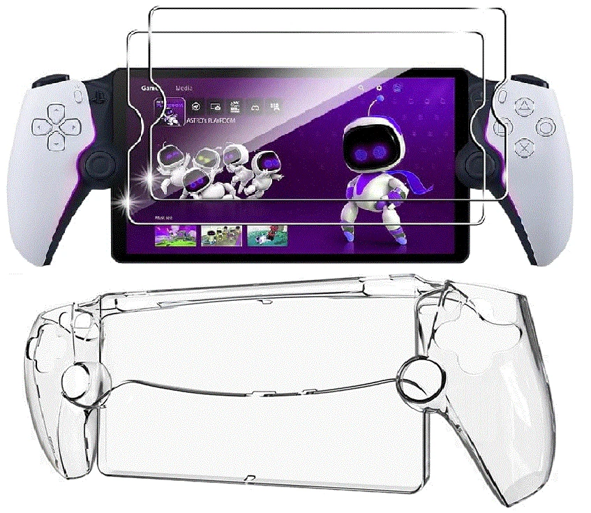 Clear Case & Screen Protector for PS5 Playstation Portal Handheld Remote Player - Image 1 of 4
