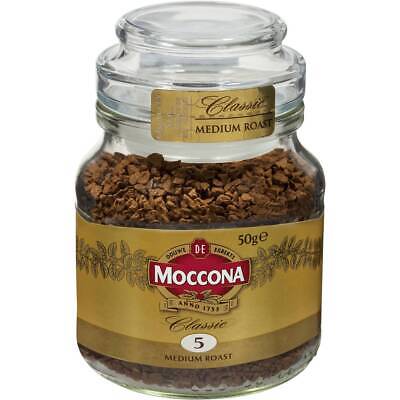 Moccona Classic Freeze Dried Medium Roast Instant Coffee Jar 50g • 12.75$