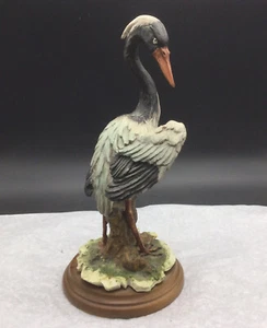 Estatuilla Escultura Dear Artistiche Italia Cigüeña Pájaro - Imagen 1 de 5