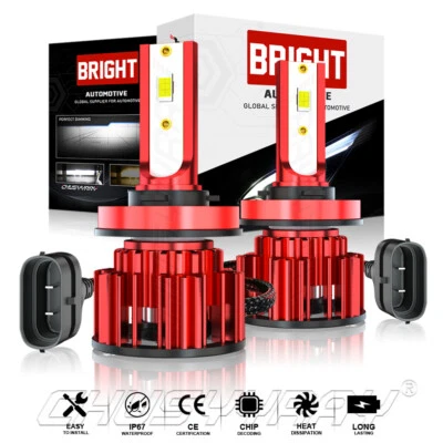Super Bright H11 LED Headlight Conversion Kit Low Beam Bulbs 6000K xenon White - Image 1 of 4
