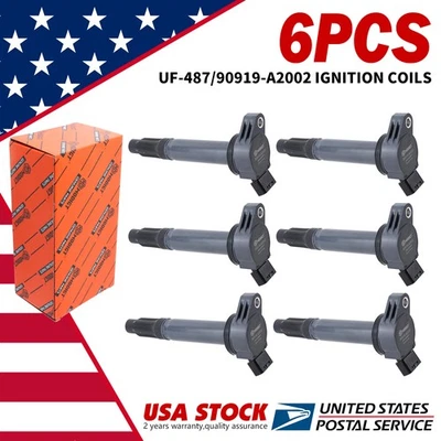 Bobinas de encendido 6 piezas para Lexus ES300h ES350 GS300 GS350 90919-A2002 duraderas nuevas Foto 1 de 4