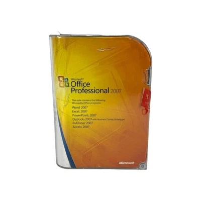 Microsoft Office Professional 2007 Contains Word, Excel, Outlook, PowerPoint - Image 1 of 4