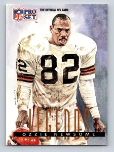 1991 Pro Set - Ozzie Newsome #699 Cleveland Browns - Picture 1 of 2