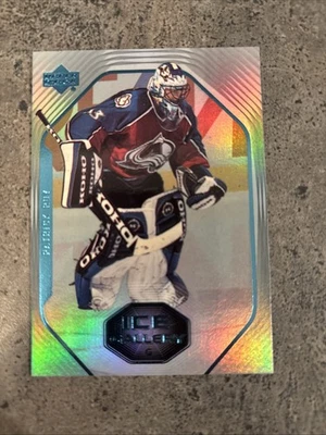 Tarjeta de inserción de galería de hielo de cubierta superior 99-00 Patrick Roy Foto 1 de 2