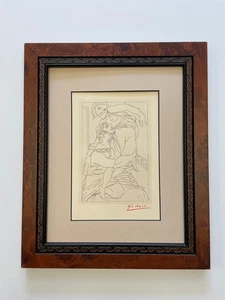 Pablo Picasso - Original Etching Hand Signed in Crayon Framed COA #5 - Picture 1 of 3