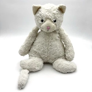 Jellycat Bianca weiße cremefarbene Katze Plüschtier 15 Zoll Stofftier Katze langer Schwanz - Bild 1 von 6
