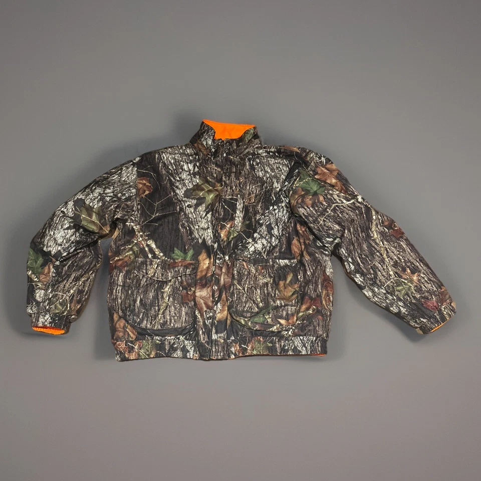 Mens Yukon Gear Break-Up Infinity Camo Reversible Hunting Jacket Full Zip XL - Image 1 of 4