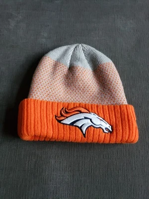 Gorro New Era Naranja NFL Denver Broncos Tejido Puño Para Hombre Talla Única - NUEVO SIN ETIQUETA Foto 1 de 4