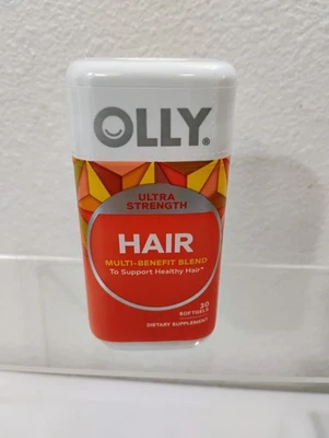 Olly Hair 超强多益混合软凝胶 30 密封有效期至 10/26 — 第 1/4 张图片