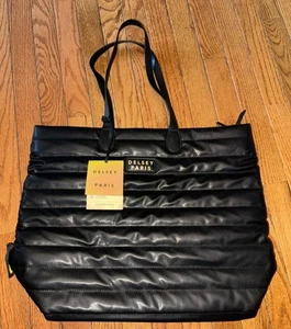 Delsey Paris Quilted Cruise 3.0 Tote Bag with Handle Padded Laptop Sleeve New - Picture 1 of 9