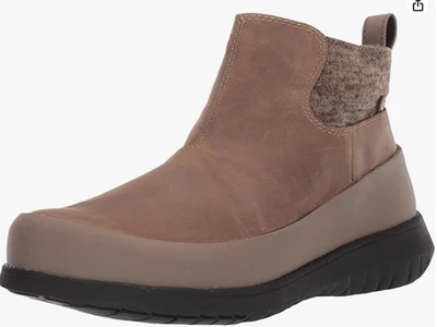 Bota de nieve Bogs Freedom para mujer al tobillo impermeable aislada invierno color topo talla 8 Foto 1 de 4