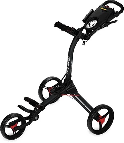 Bag Boy Golf- Compact Push Cart Matte Black/red BB71601