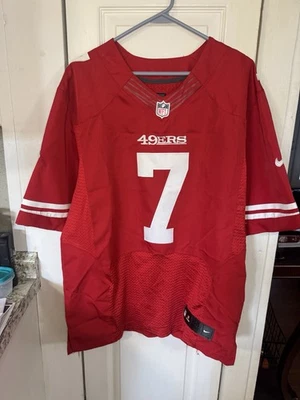 耐克 NFL 球衣 Colin Kaepernick #7 旧金山 49 人队男式 44/XL 码 — 第 1/4 张图片