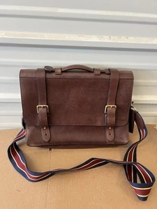 POLO Ralph Lauren Vintage Classic Cowhide Leather Messenger Bag - Picture 1 of 24