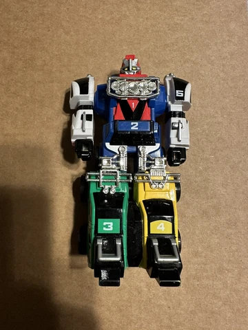 RARE VTG 97 BANDAI POWER RANGERS TURBO ZORD MEGAZORD 5" DIECAST ACTION FIGURE Cover