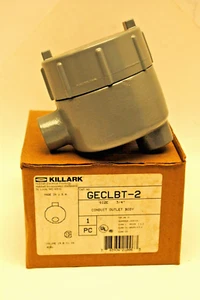 Killark GECLBT-2 Aluminum Conduit Outlet Box 3/4" New - Picture 1 of 4