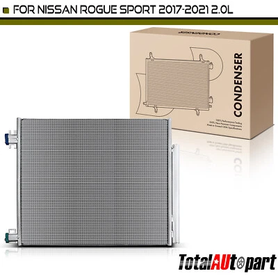 Nuevo condensador de CA con receptor secador para Nissan Rogue Sport 2017-2021 2,0 L DOHC Foto 1 de 4