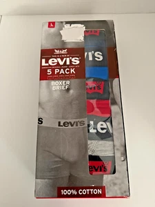 Levi's 5 Pack Boxer Briefs Size Large - Picture 1 of 4