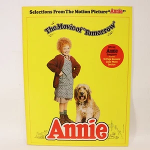 Annie Selections Motion Picture Songbook Photos Souvenir Movie 1982 Columbia - Picture 1 of 10