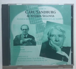 CD The Story of Carl Sandburg & Andres Segovia Classical Guitar Jhon Akers - Picture 1 of 1