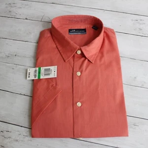 JA Men's Dress Shirt Size LT Large Tall Short Sleeve Button Up - Picture 1 of 5