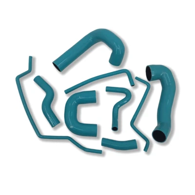 Mangueras de refuerzo intercooler de silicona verde para SAAB 93 2,0/2,3T Turbo B207 2003-2007 Foto 1 de 3