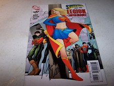 SIGNED MARK WAID SUPERGIRL A/T LEGION OF SUPER-HEROES #17 1ST PR CBS TV SERIES
